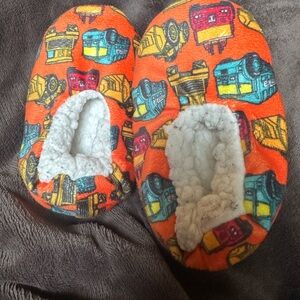 Colorful Kids Truck Slippers